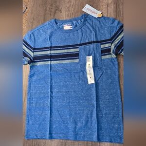 Cat & JackBlue Striped Kids Shirt